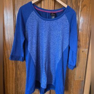 Oh Baby by Motherhood Scoopneck Top Tunic with 3/4 Sleeves MEDIUM